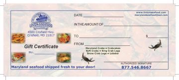 Gift Certificate ($50 value)